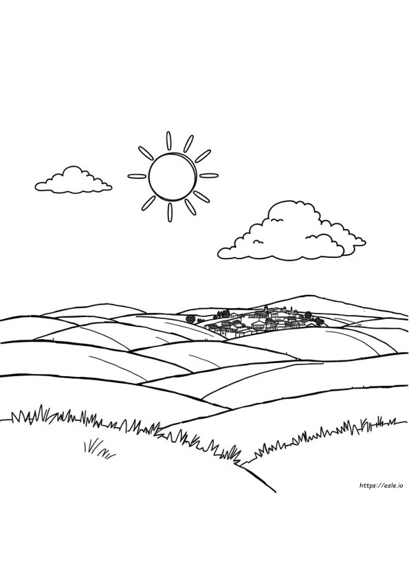 Spanish Weather Coloring Pages