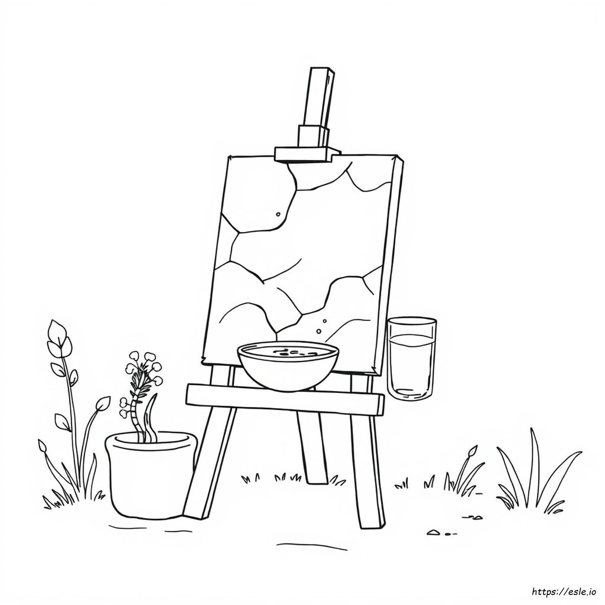 Water Paint Coloring Pages