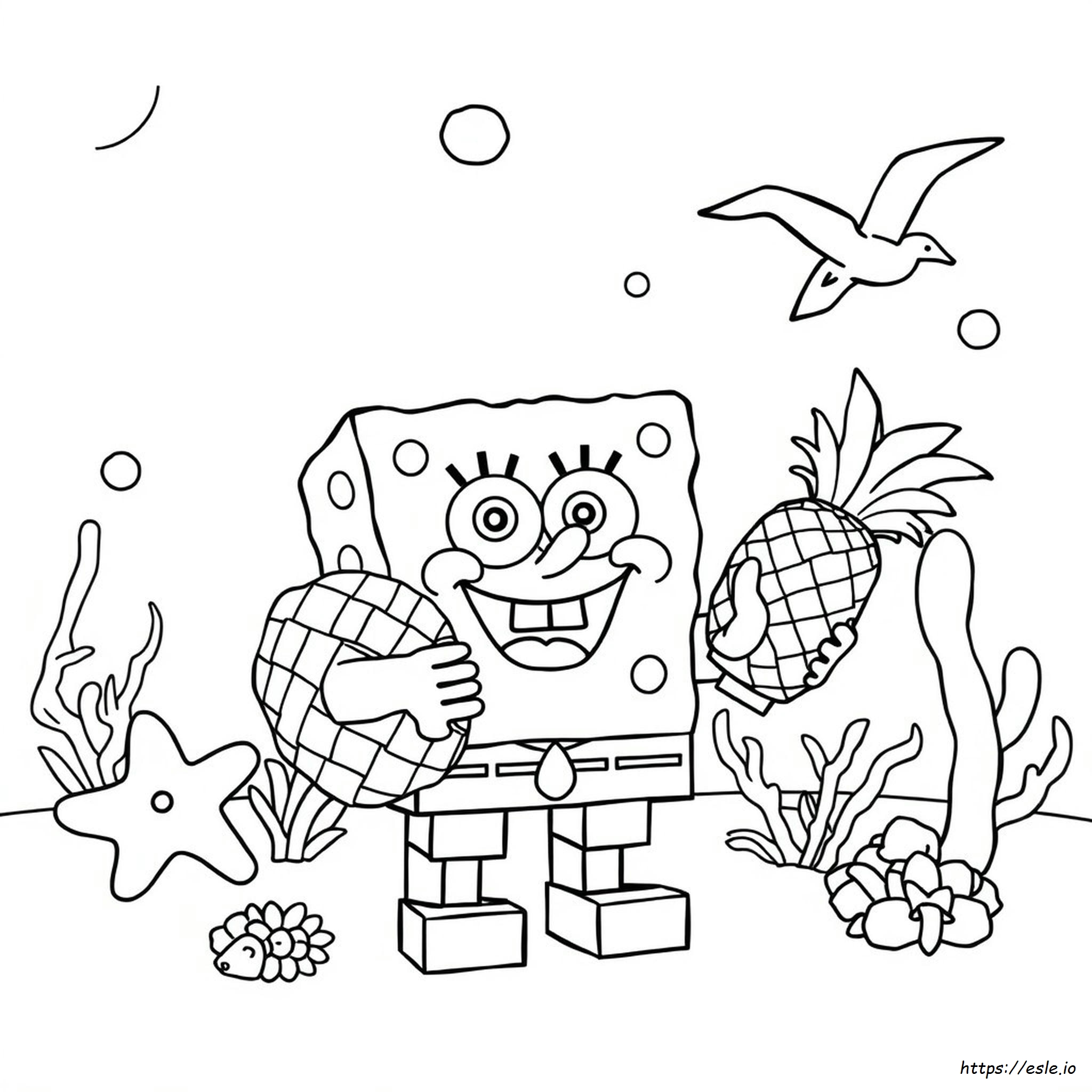 Lego Spongebob Coloring Pages