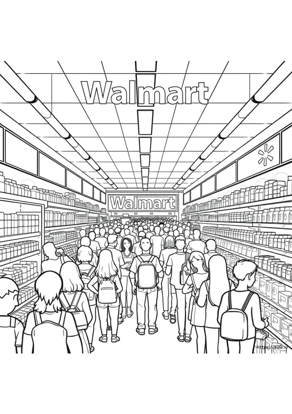 People Of Walmart Coloring Book