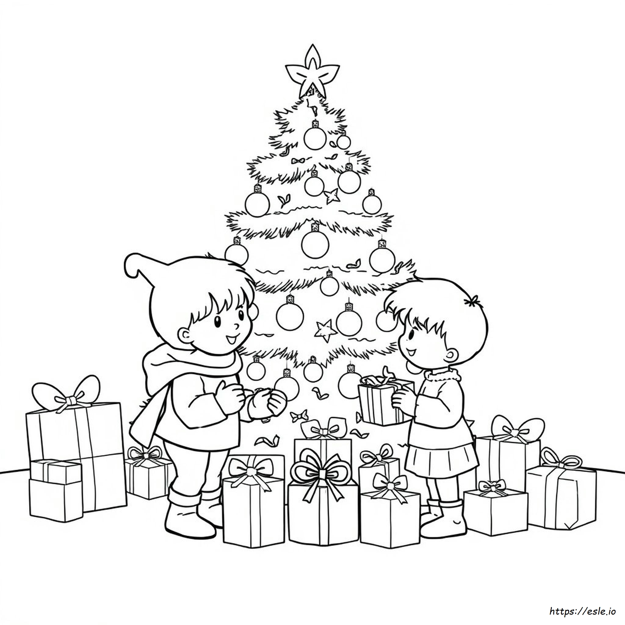 Kerst Kleurplaten Voor Kinderen kleurplaat