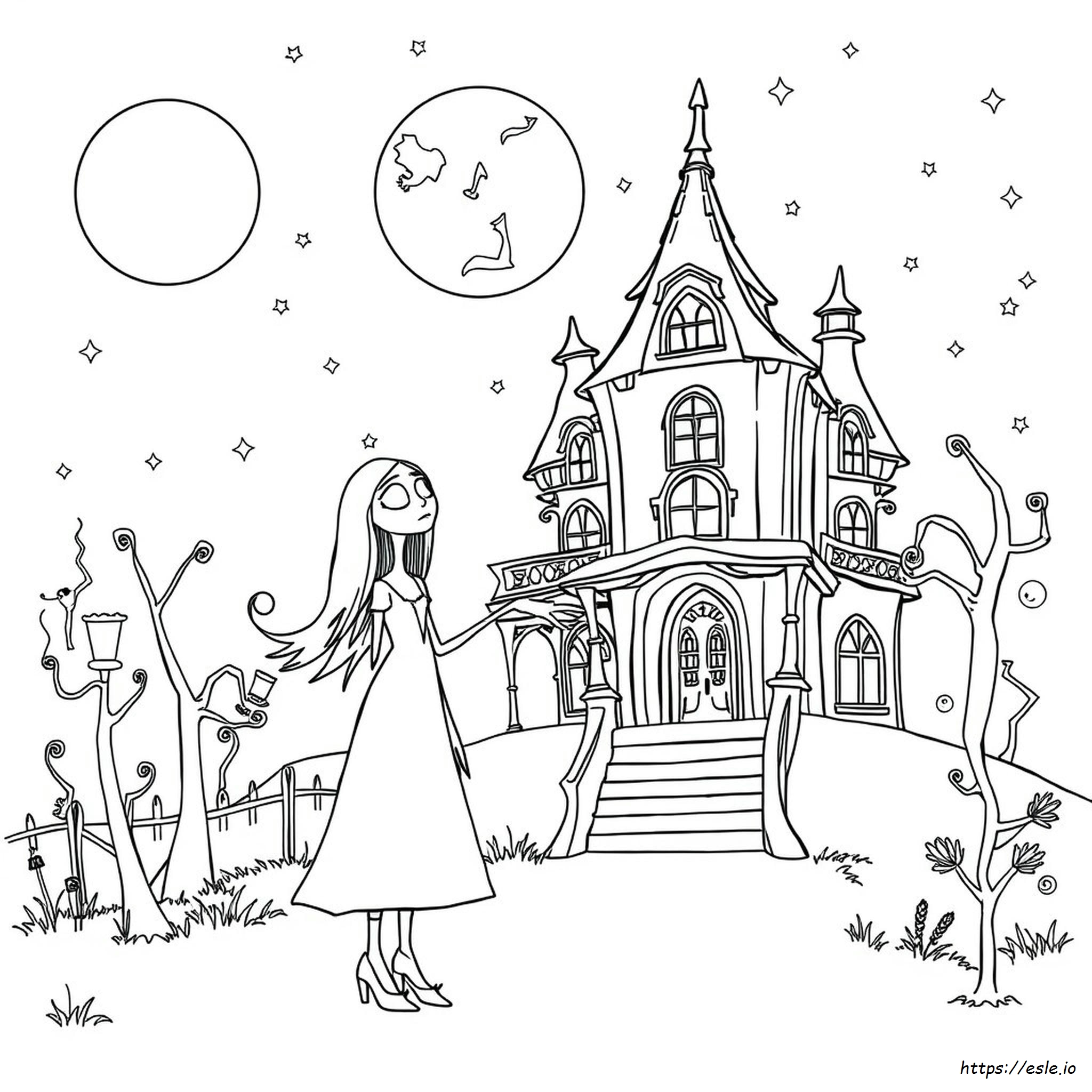 Sally Pesadilla Antes De Navidad Páginas Para Colorear