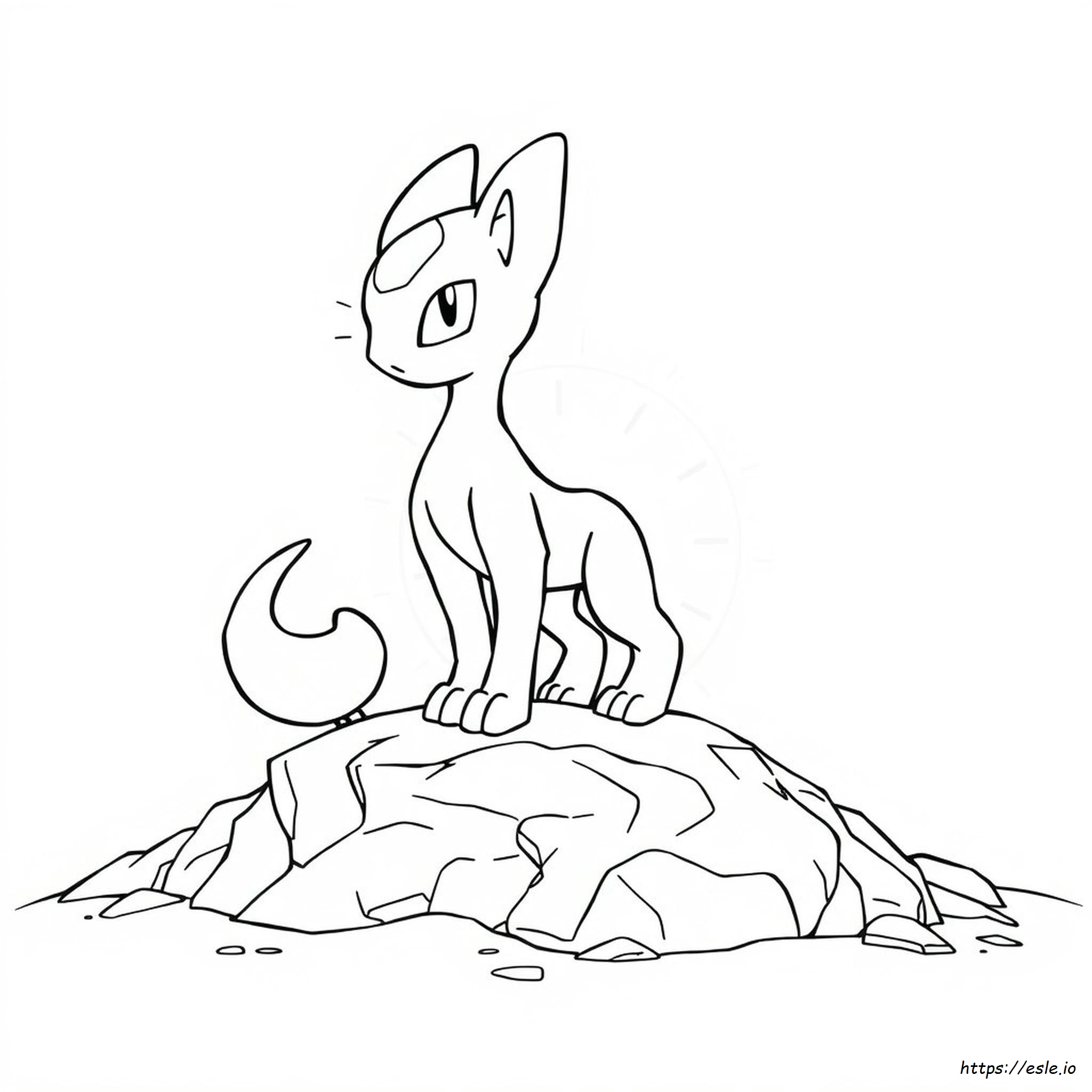 Mega Mew Coloring Pages