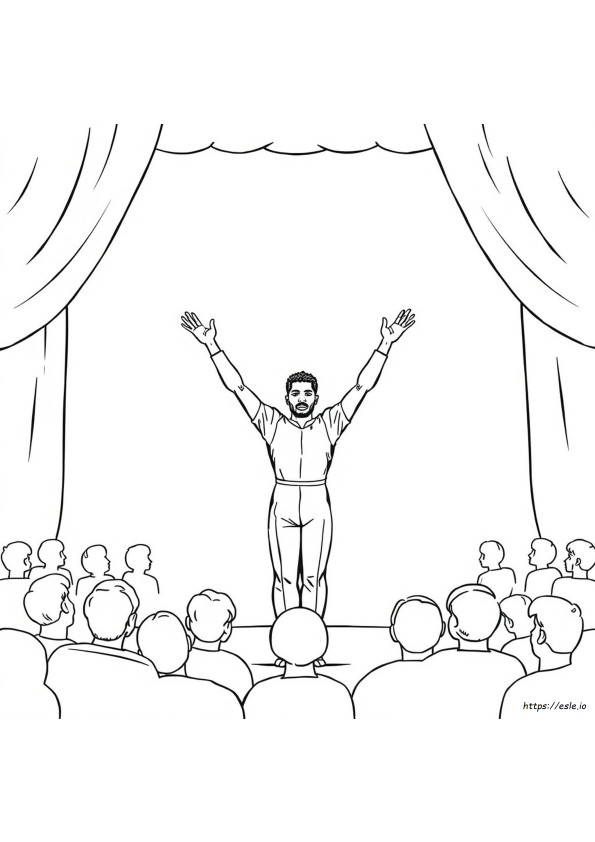 Alvin Ailey Gambar Mewarnai