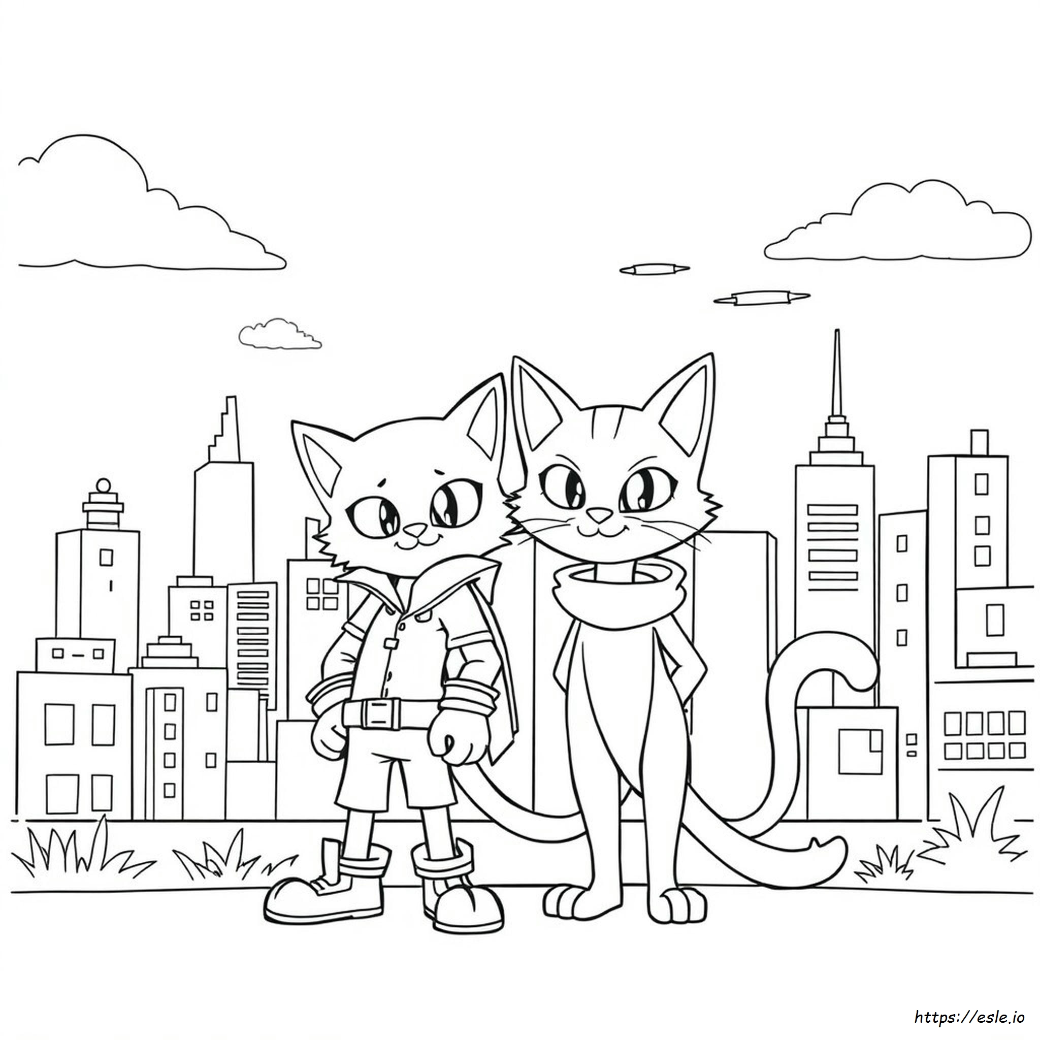 Catboy And Gekko Coloring Pages