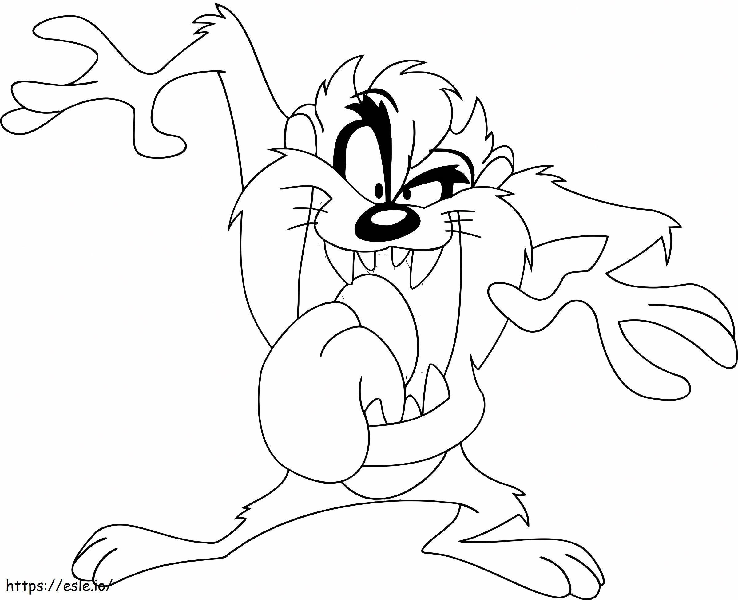 Animal Devil coloring page