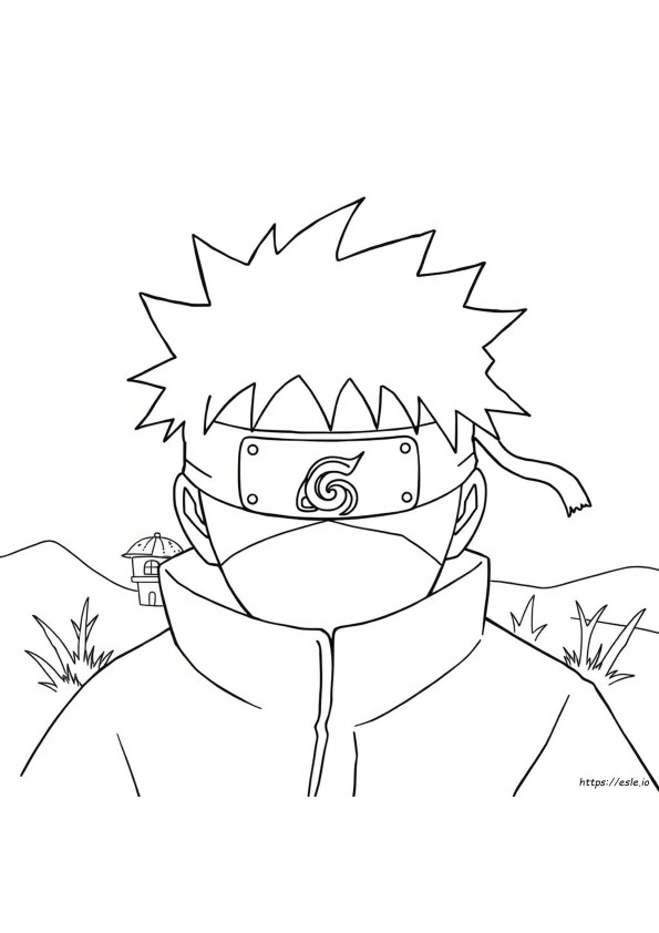 Kolorowanka Opaska Naruto