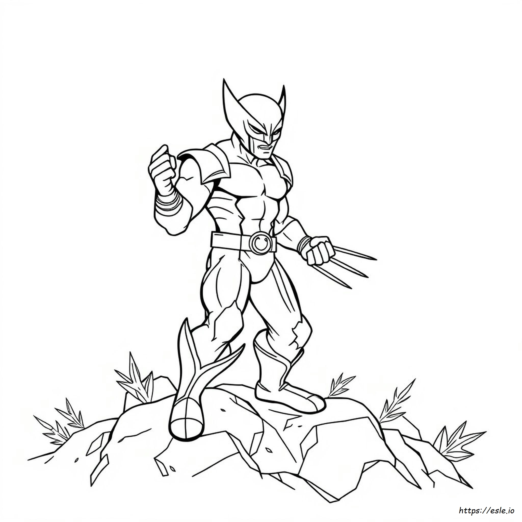 Wolverine Kleurplaten kleurplaat