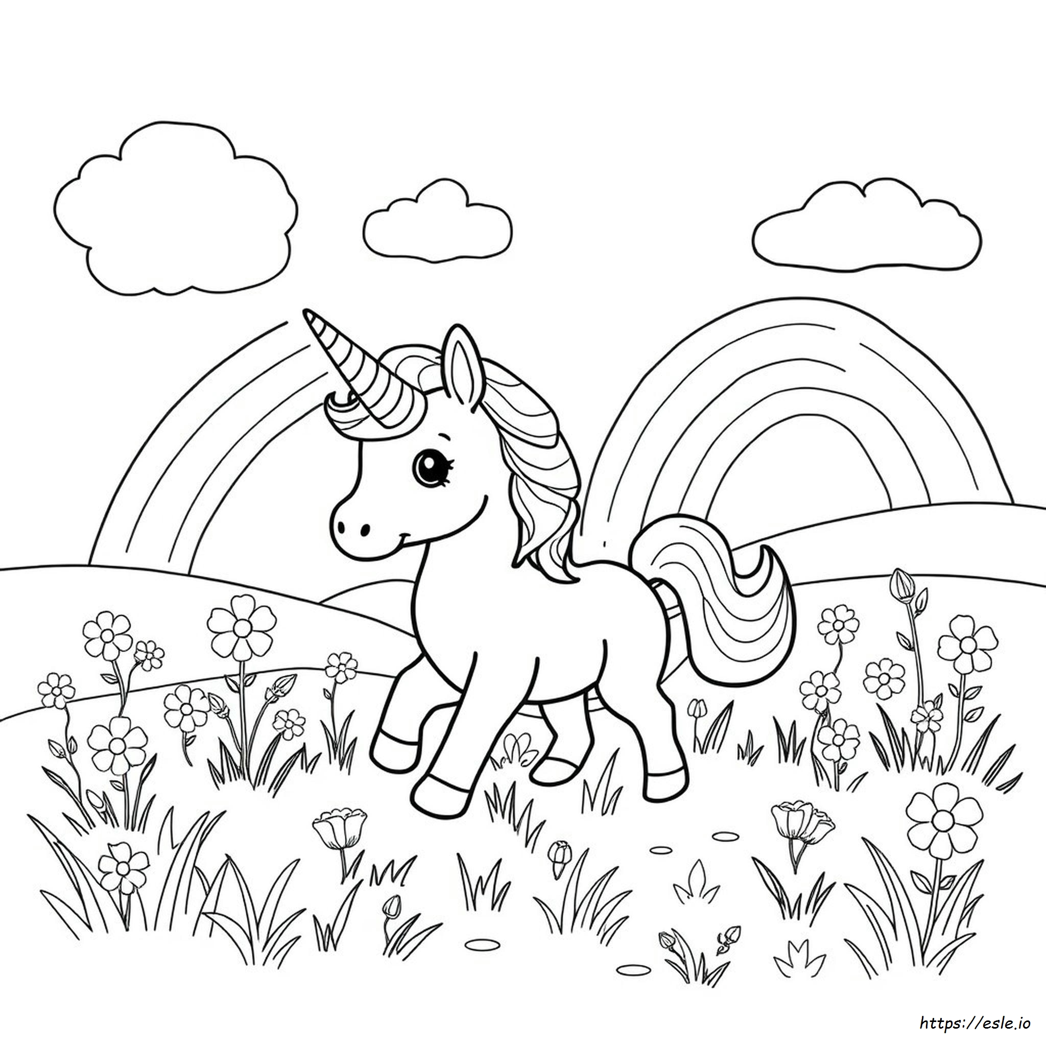 Puppycorn Coloring Page