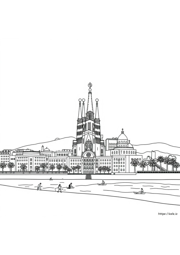 Kolorowanka Barcelona