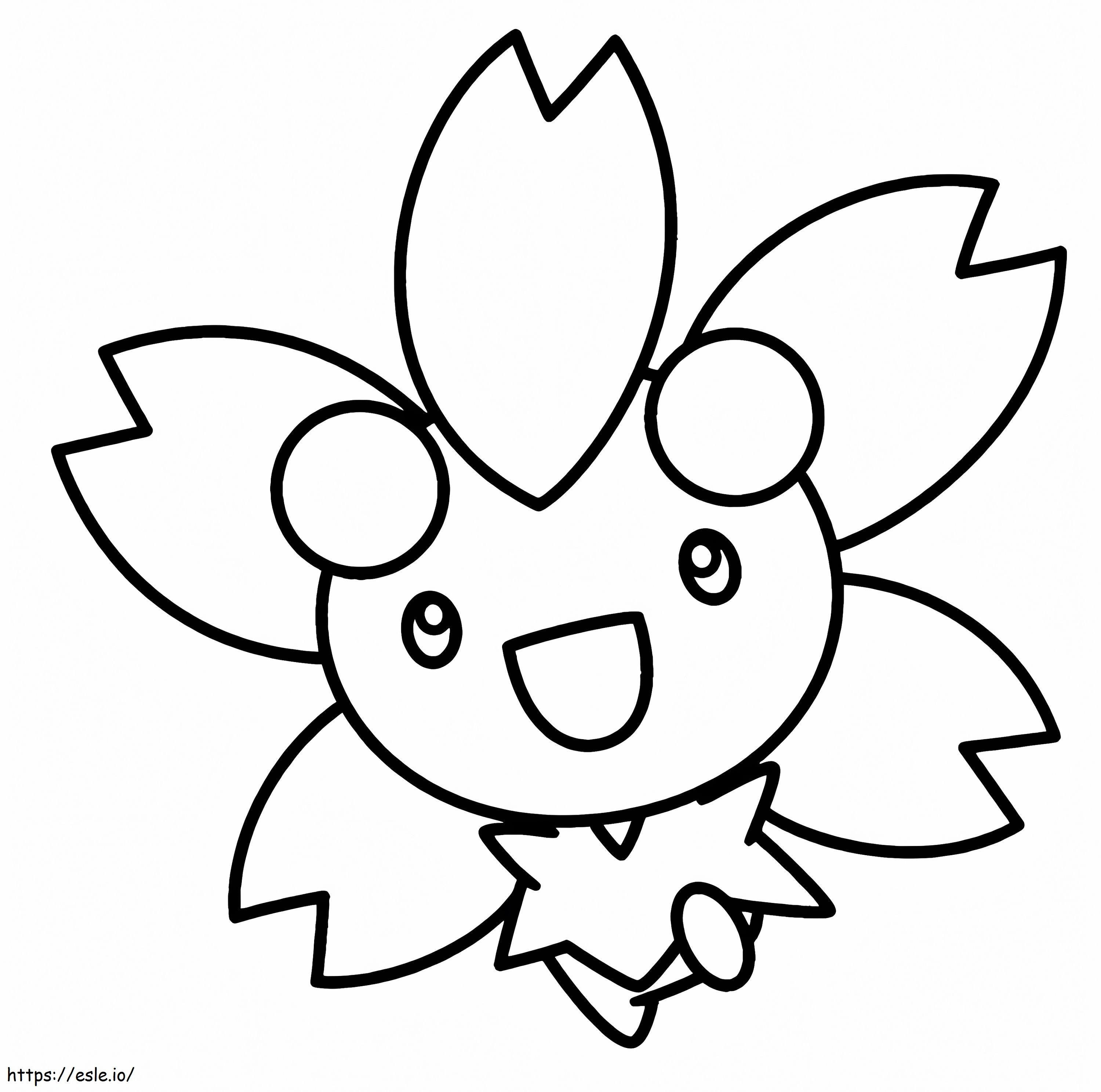 Cherrim Pokemon 1 Gambar Mewarnai