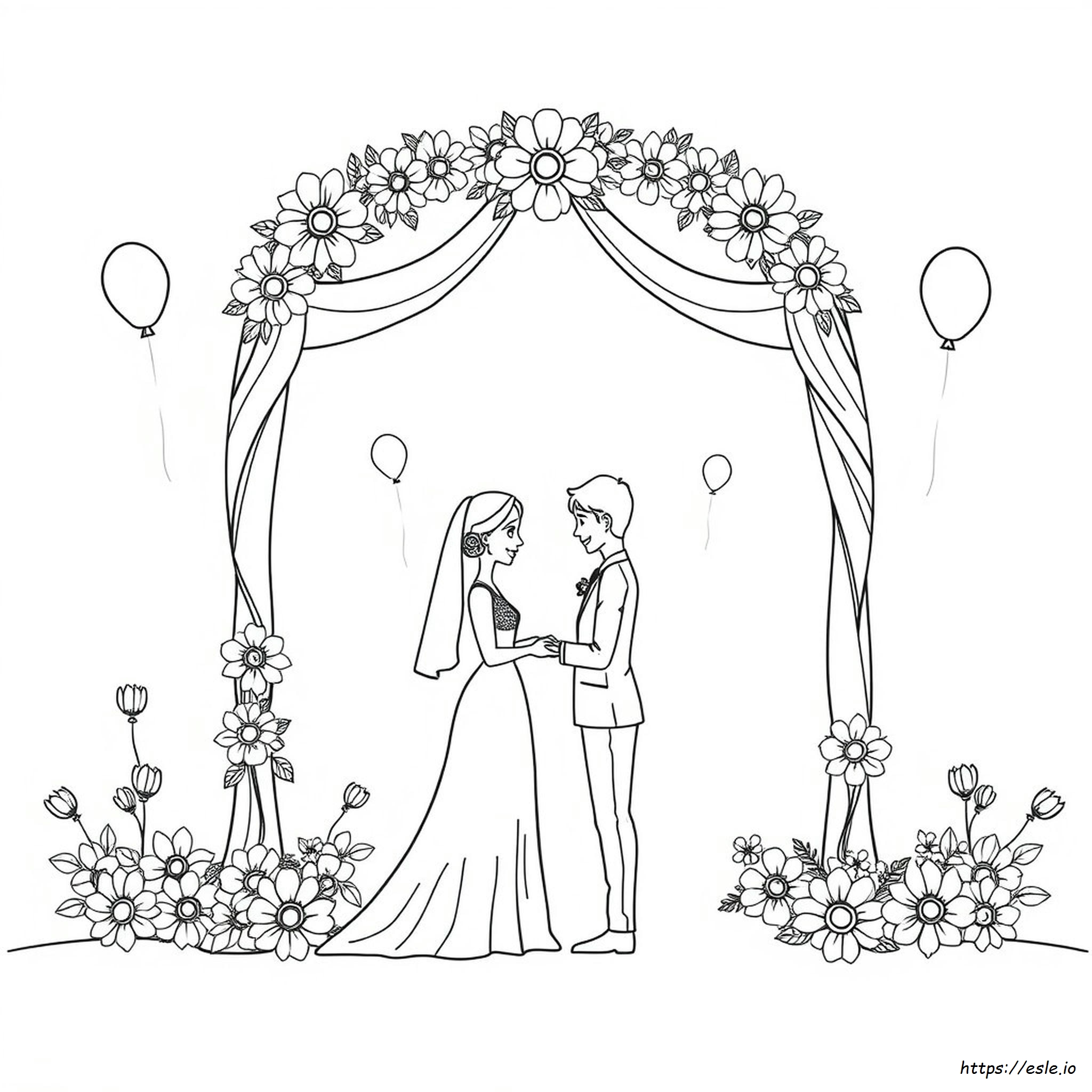 Marriage Coloring Pages