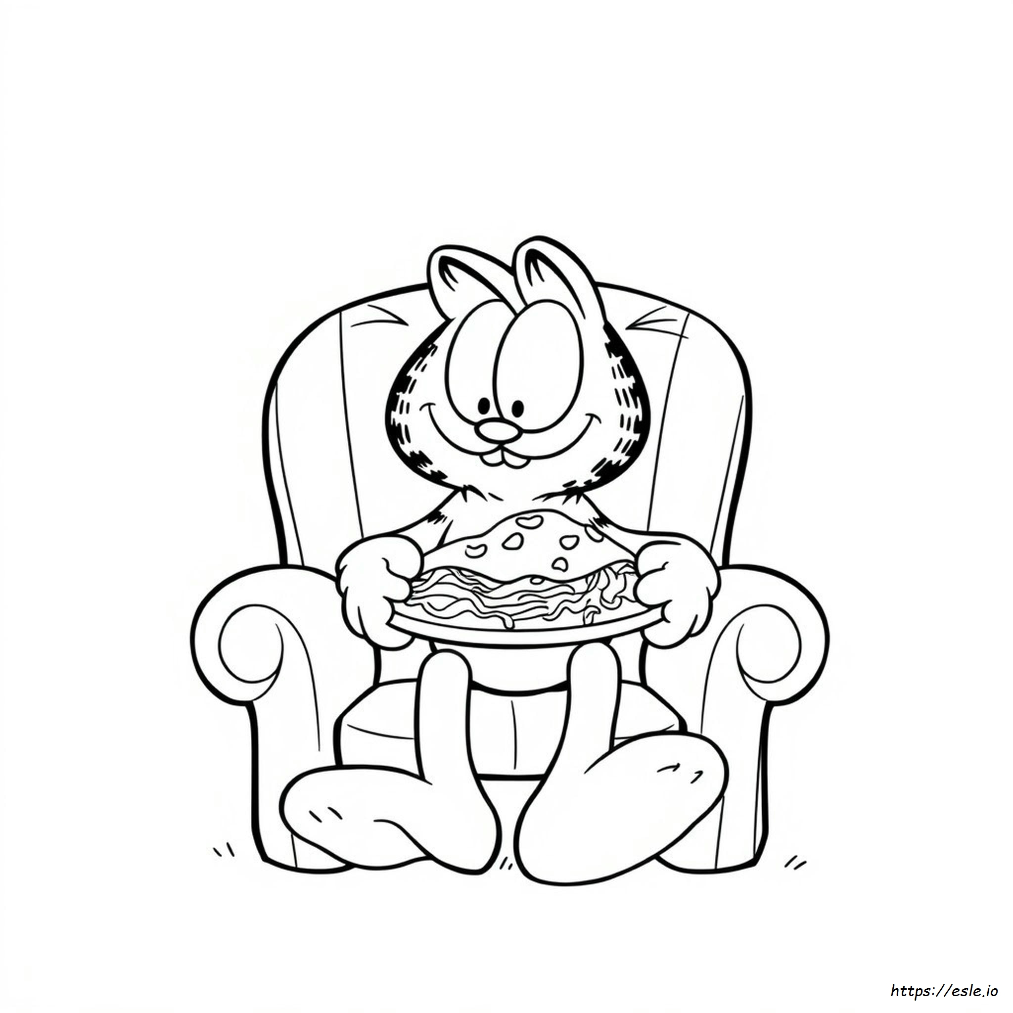 Garfield Cartoon Kleurplaten kleurplaat