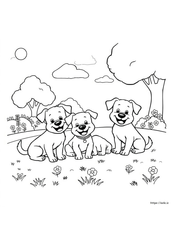 Coloriage Sourires Bestioles Dogday