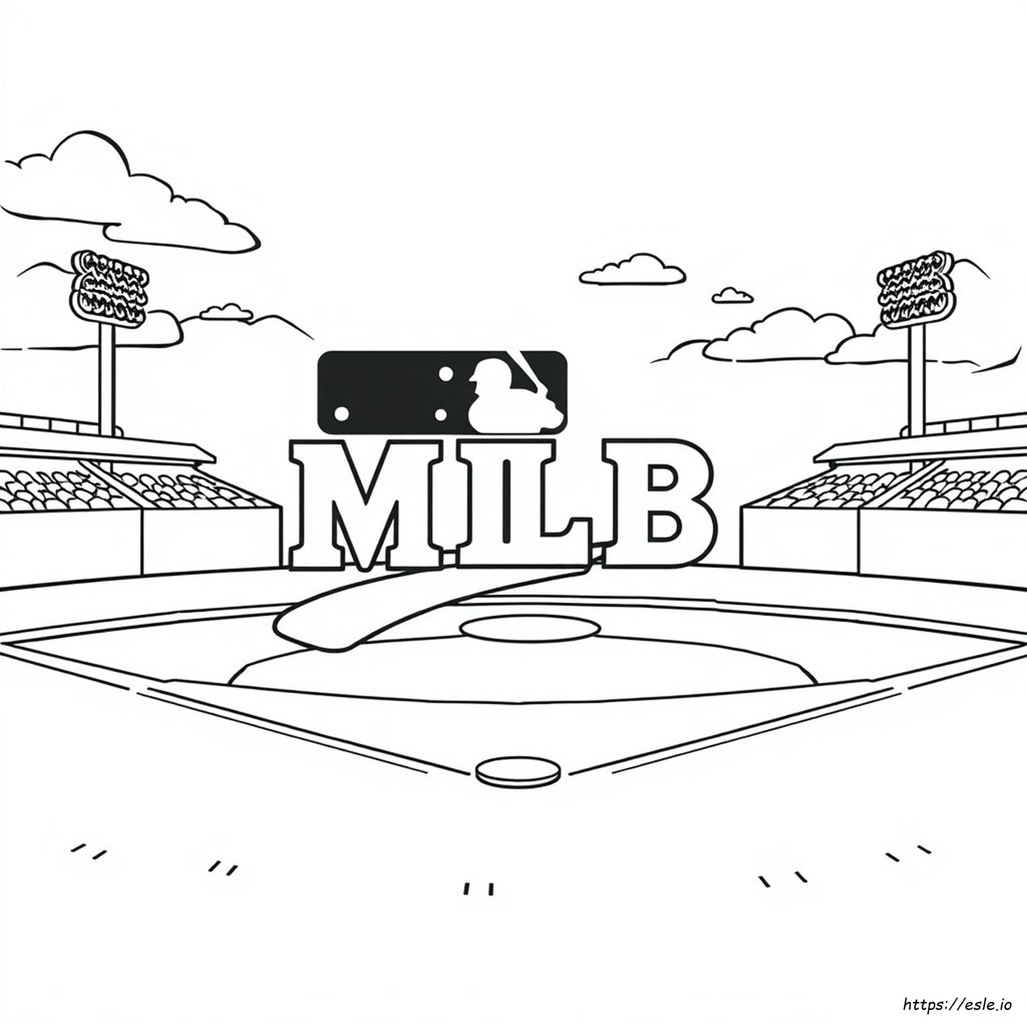 Alle Mlb Logo Kleurplaten kleurplaat