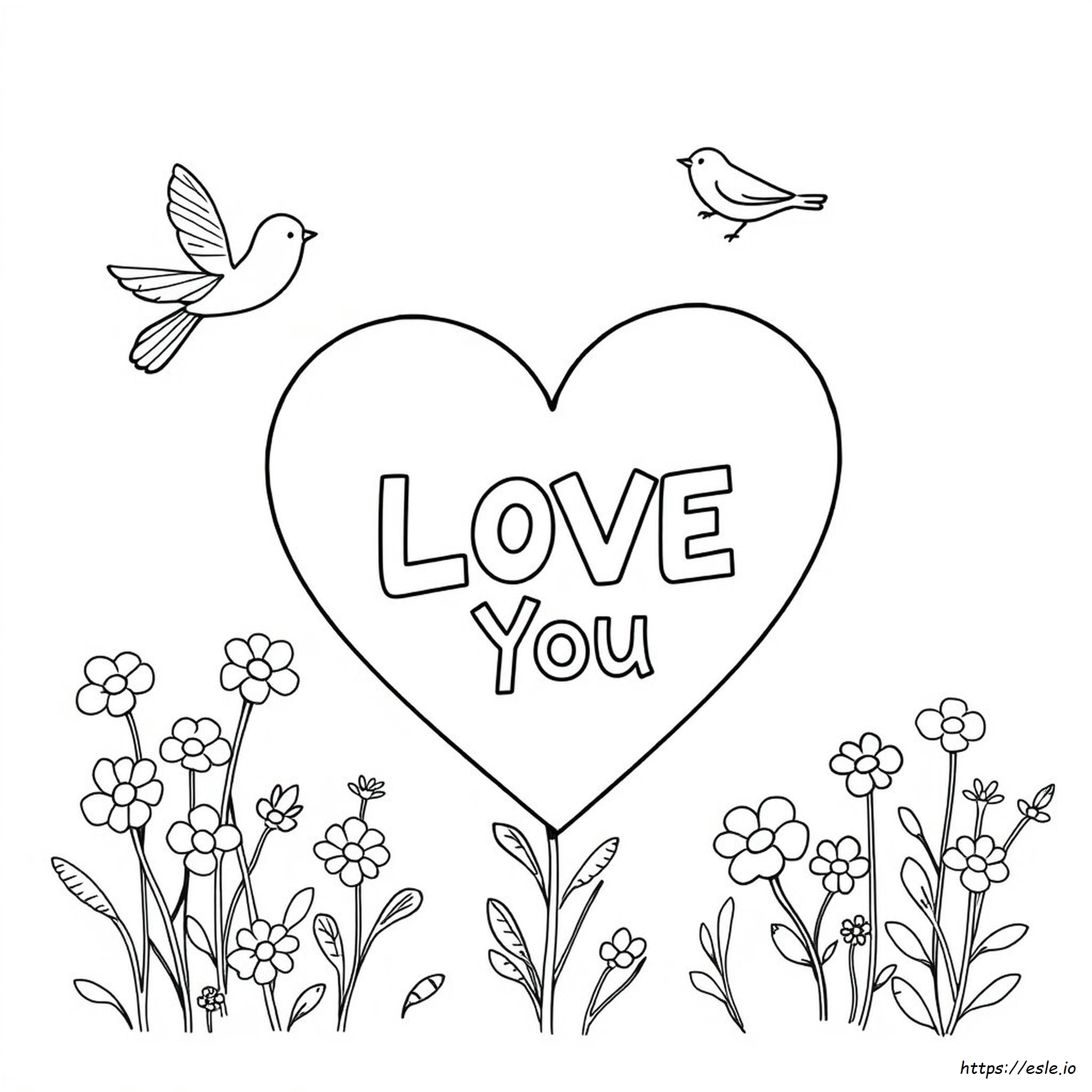 Coloring Pages That Say I Love You