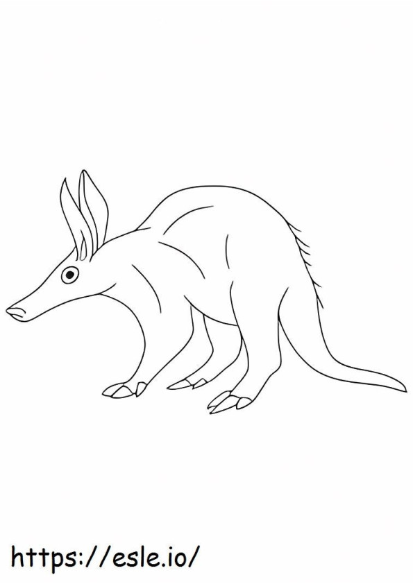 Little Anteater coloring page