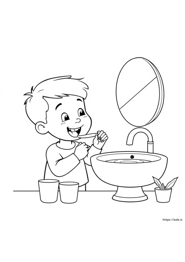 Brush Teeth Coloring