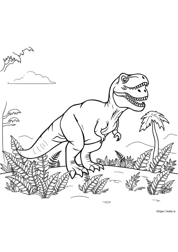 T Rex Coloring Pages To Print