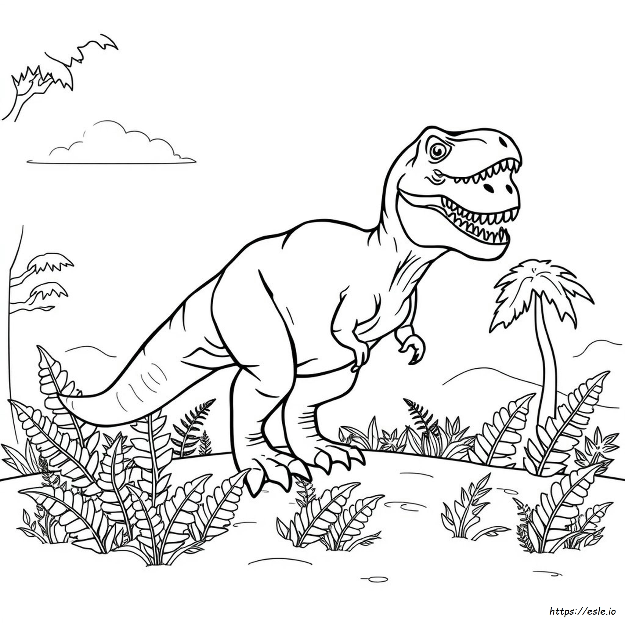 T Rex Coloring Pages To Print