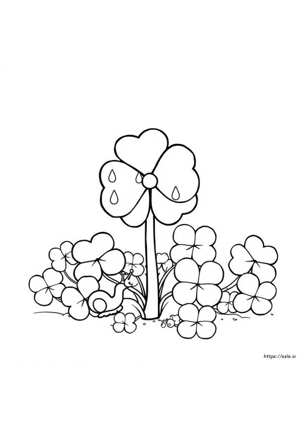Coloriages Trèfle