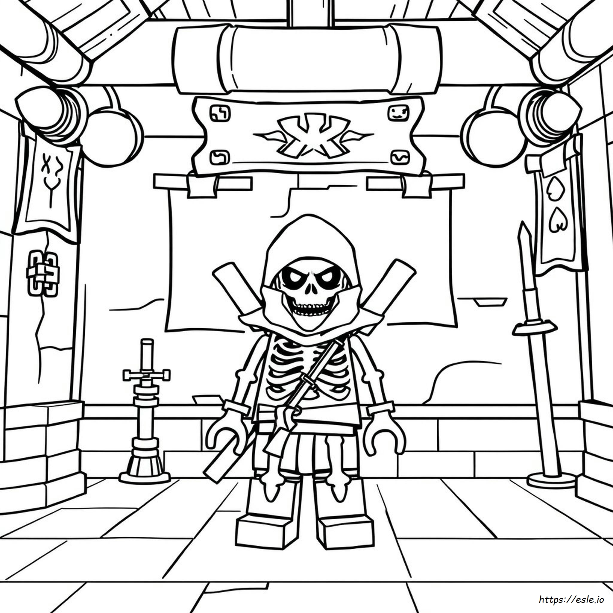 Ninjago Skeleton Coloring Pages