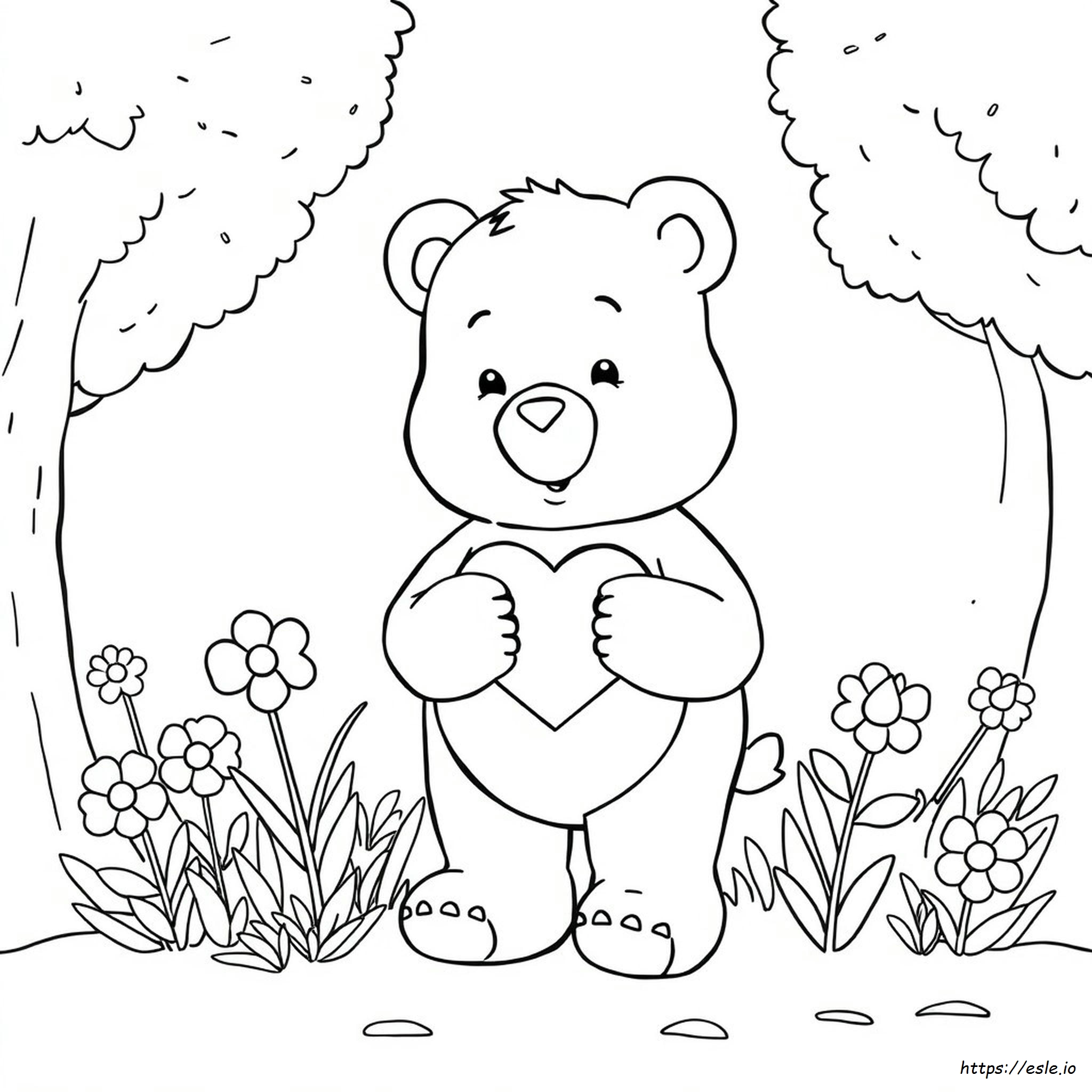 Carebear Kleurplaten kleurplaat
