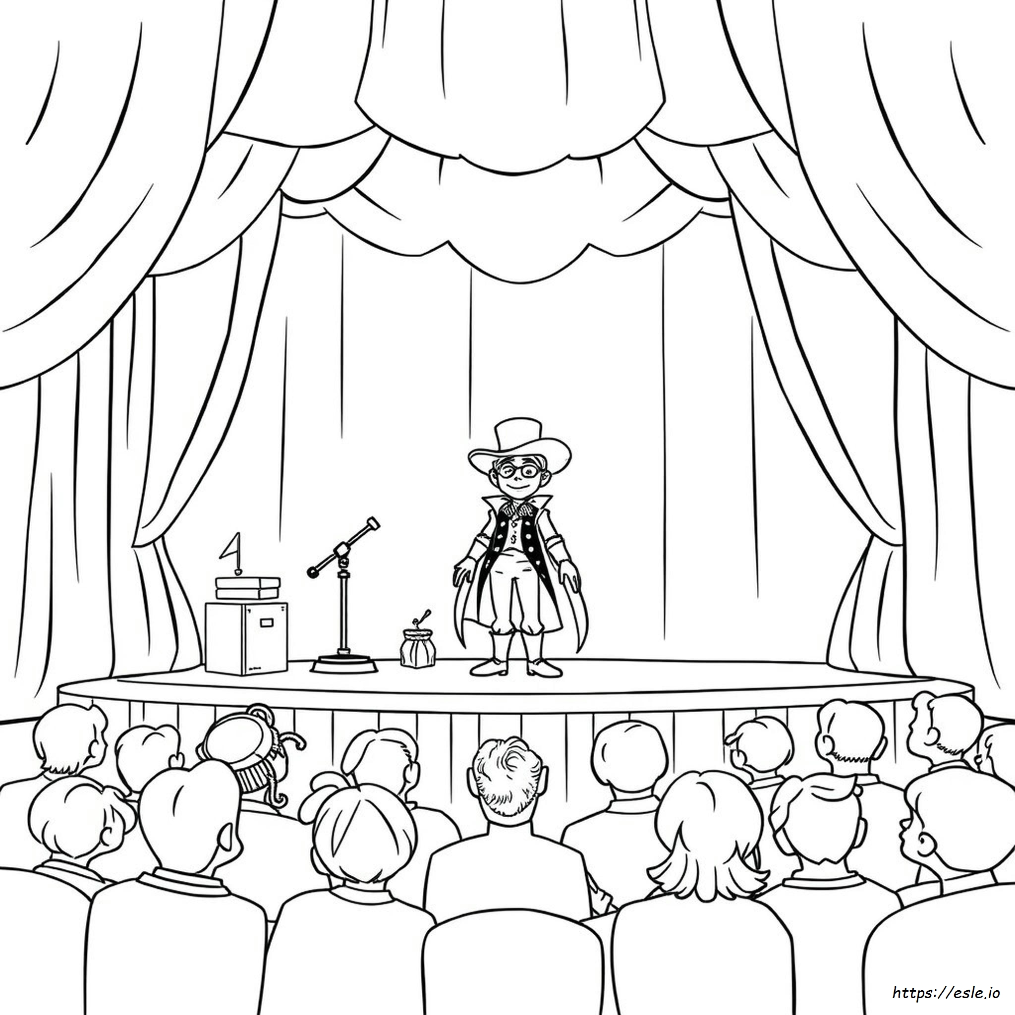 Scaramouche Coloring Page