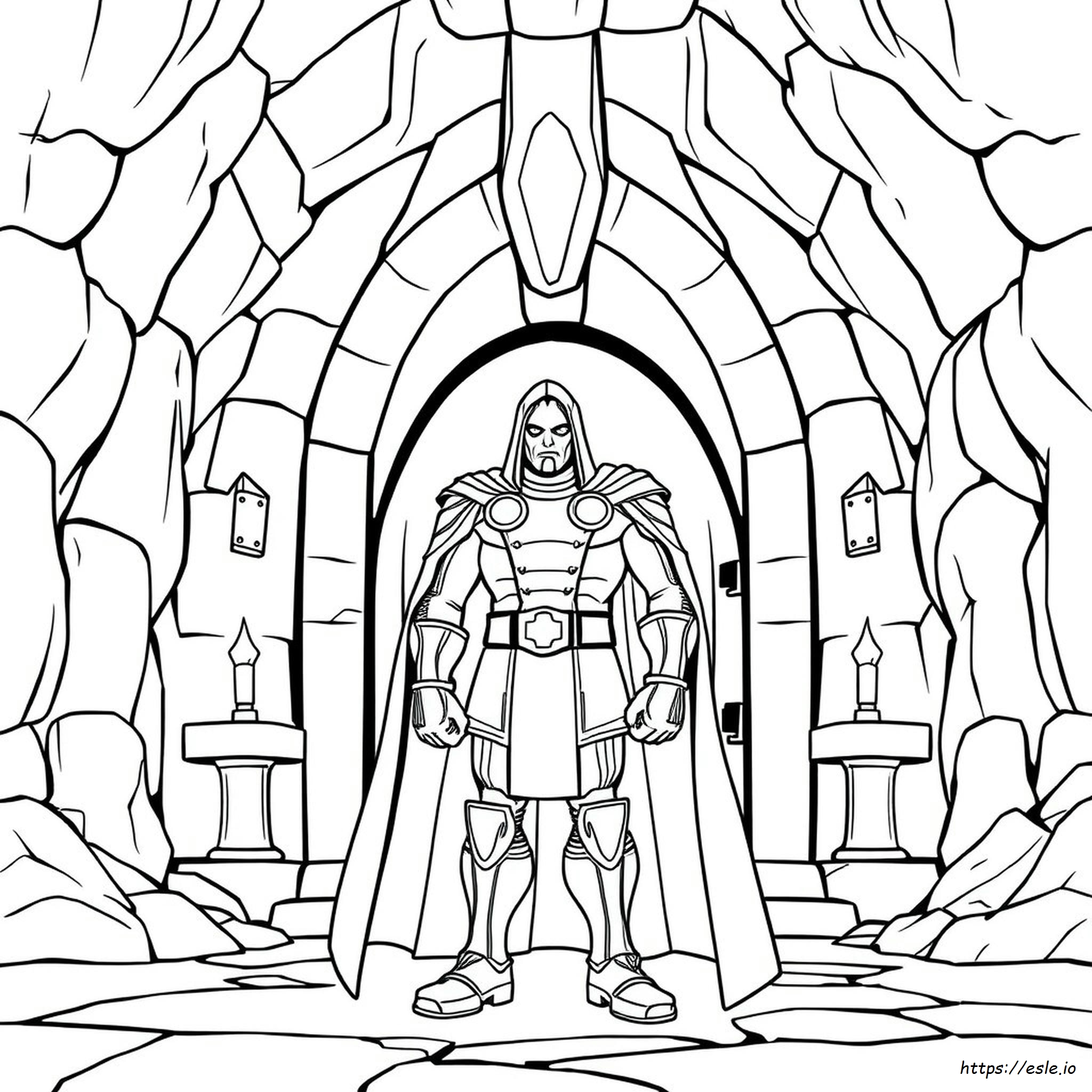Doctor Doom Kleurplaat kleurplaat