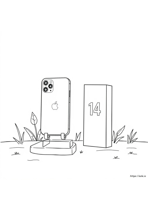 Gambar Mewarnai Iphone 14