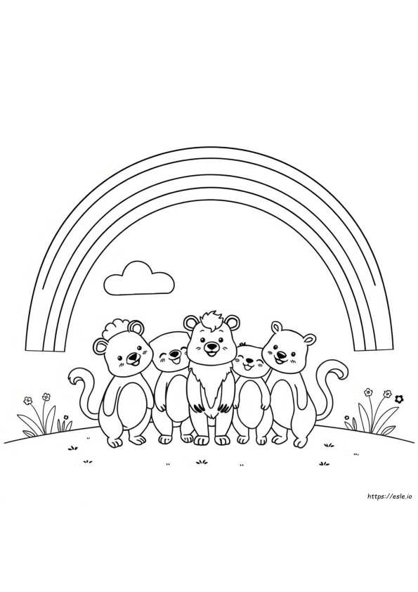 Väritys Rainbow Friends Ausmalbilder
