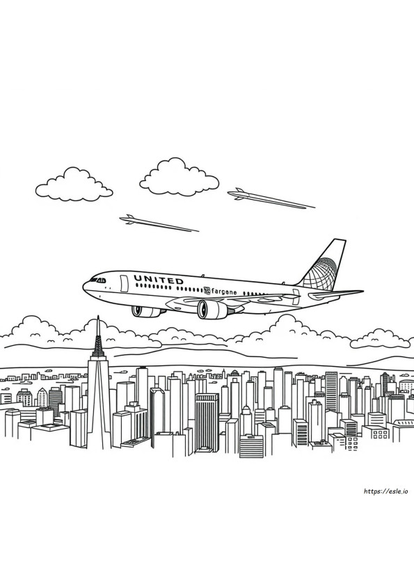 Coloriages United Airlines