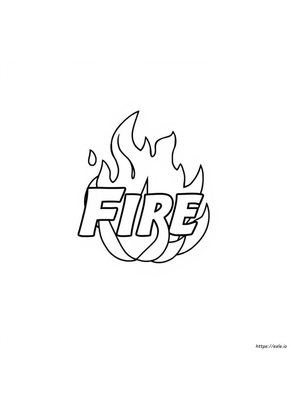 Prestonplayz Logo Di Fuoco Da Colorare