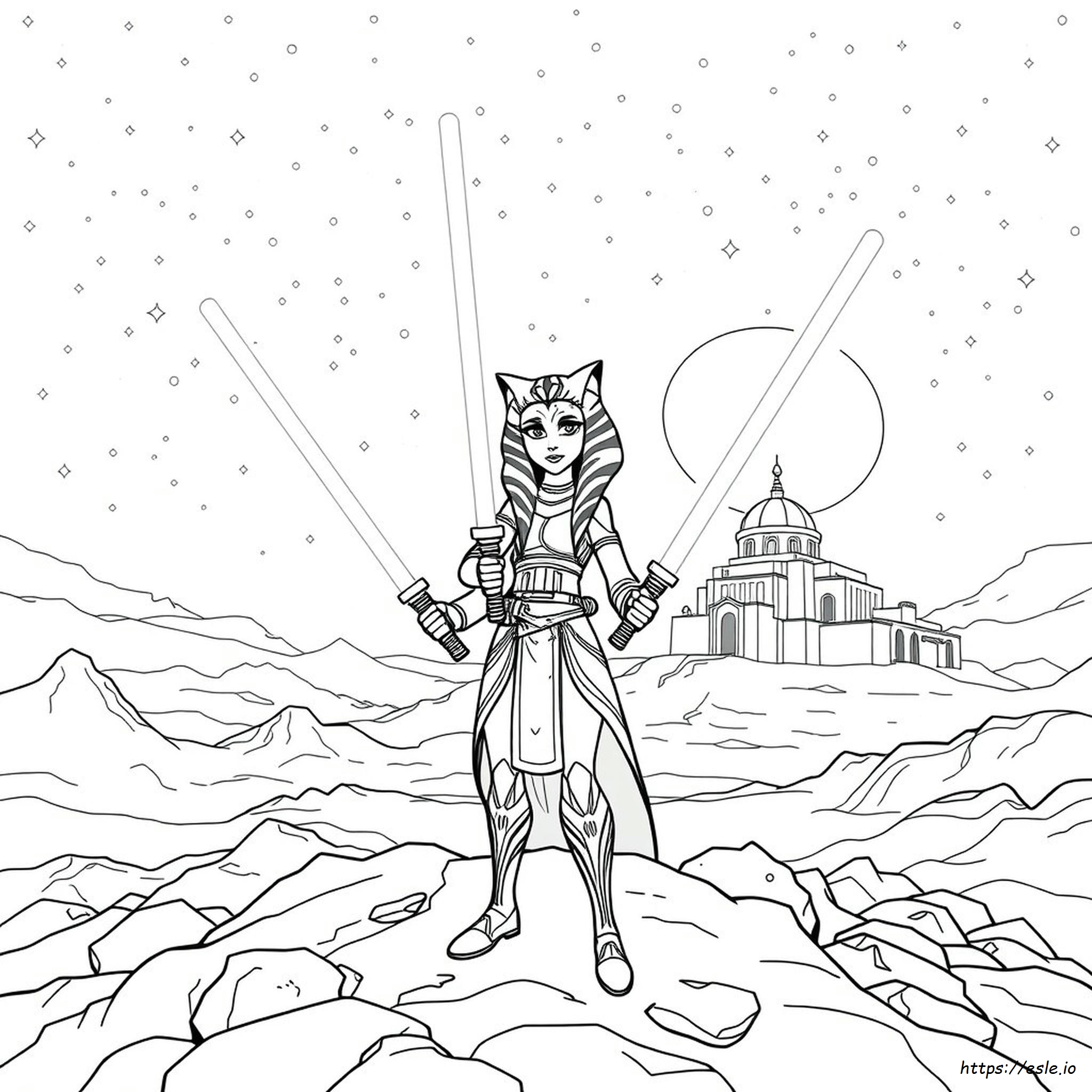 Printable Ahsoka Tano Coloring Pages