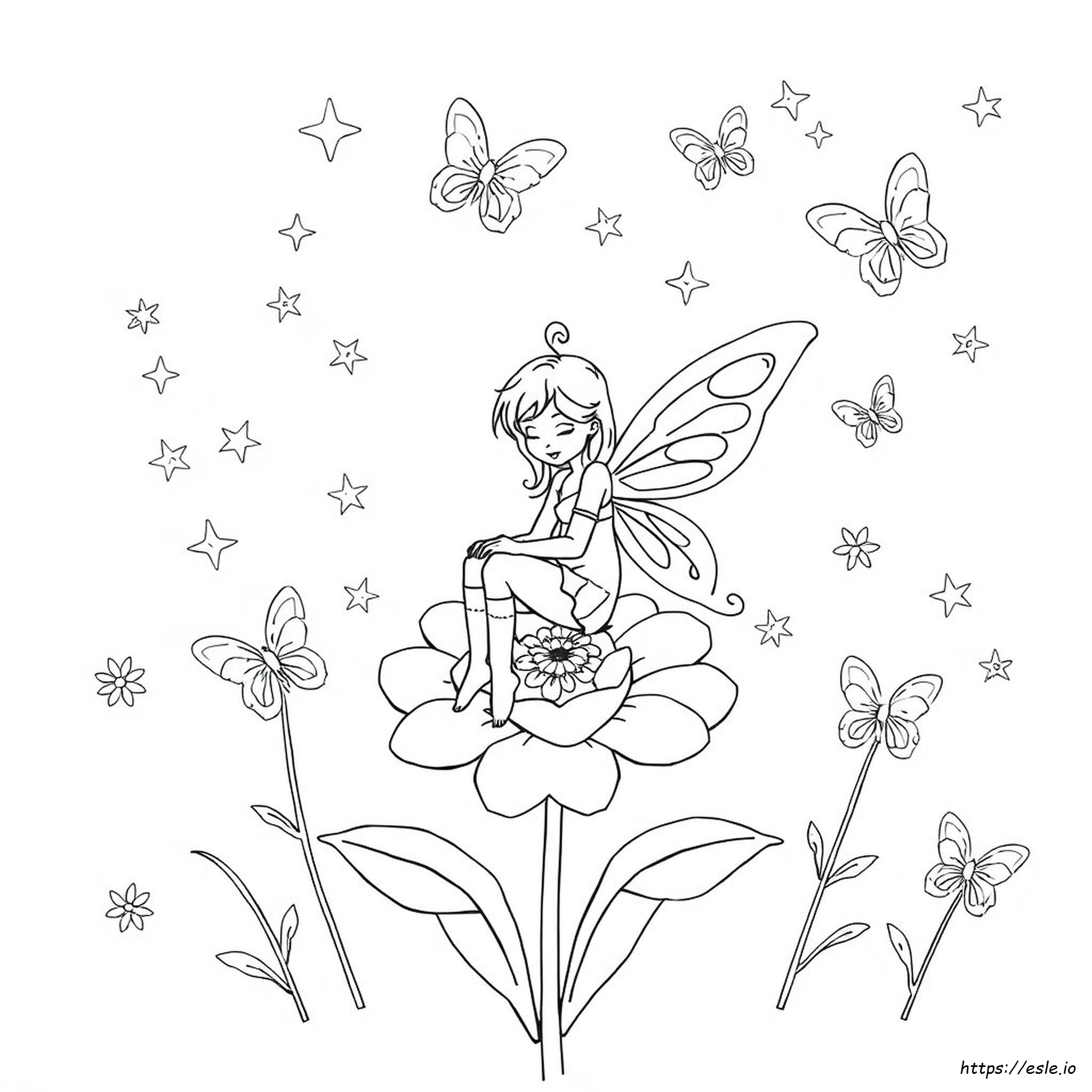 Fairycore Coloring Pages