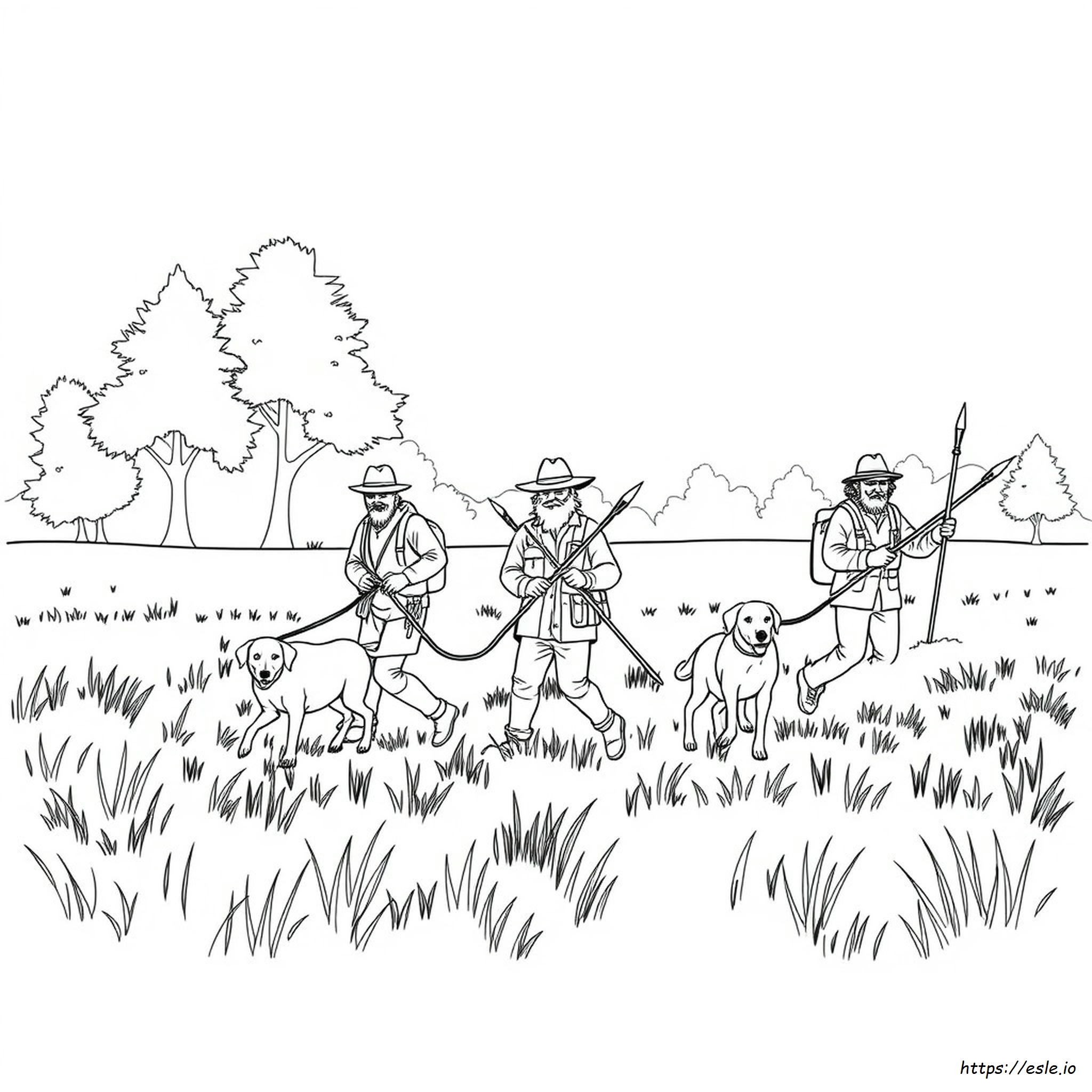 Desenhos De Caça Para Colorir E Imprimir