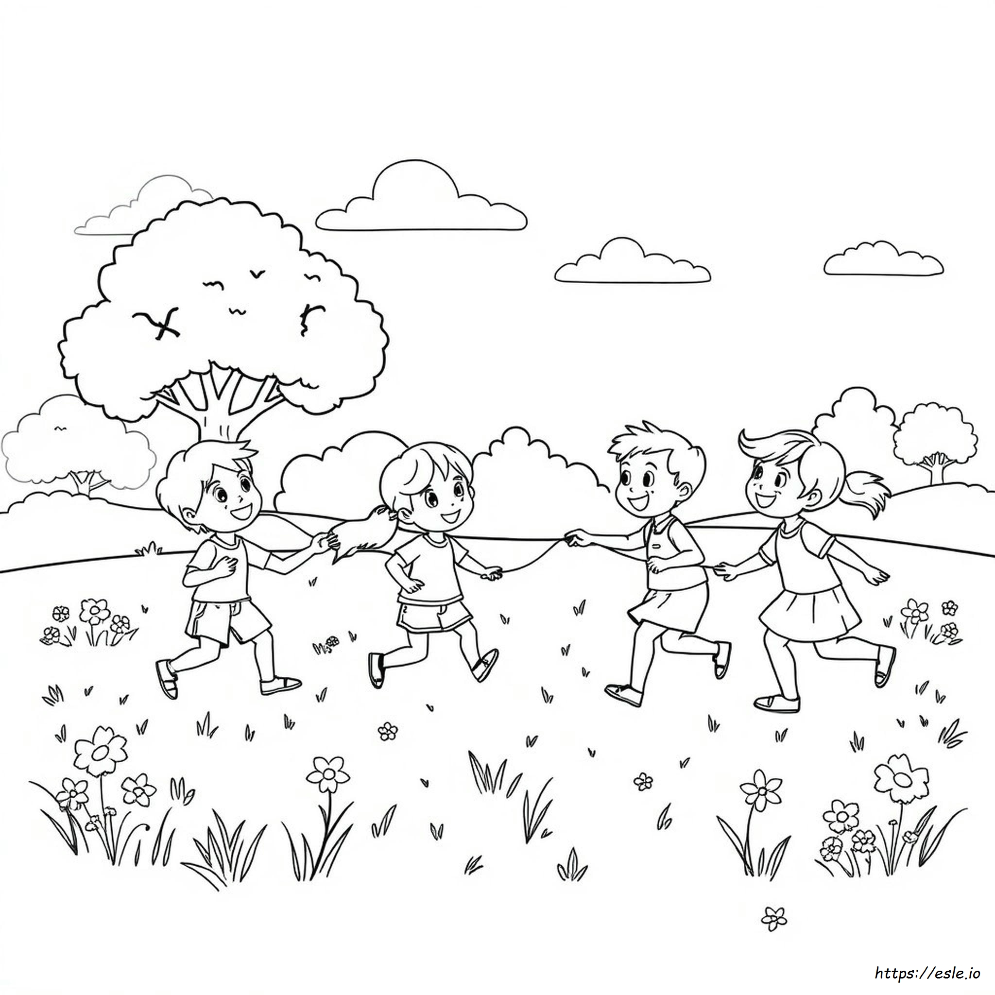 Friendship Games Coloring Pages