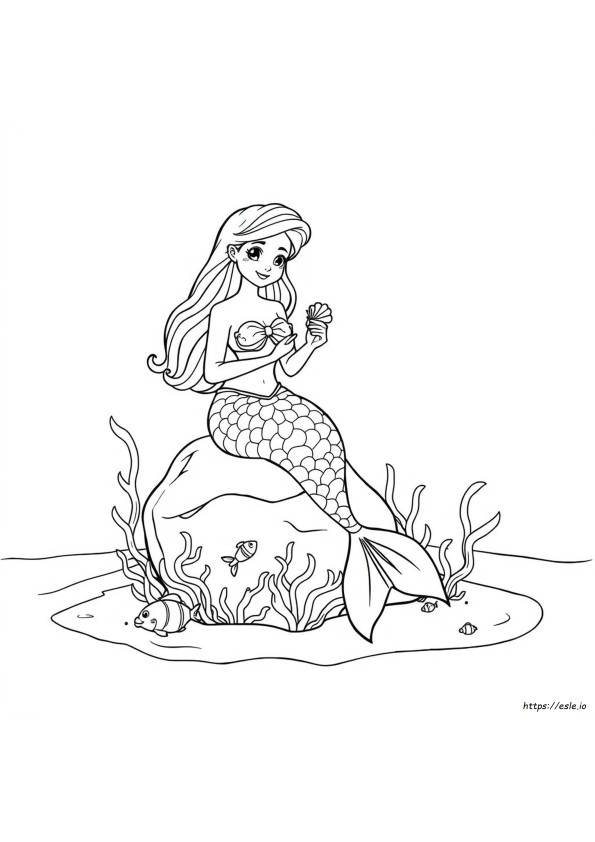Sirena Da Colorare E Stampare