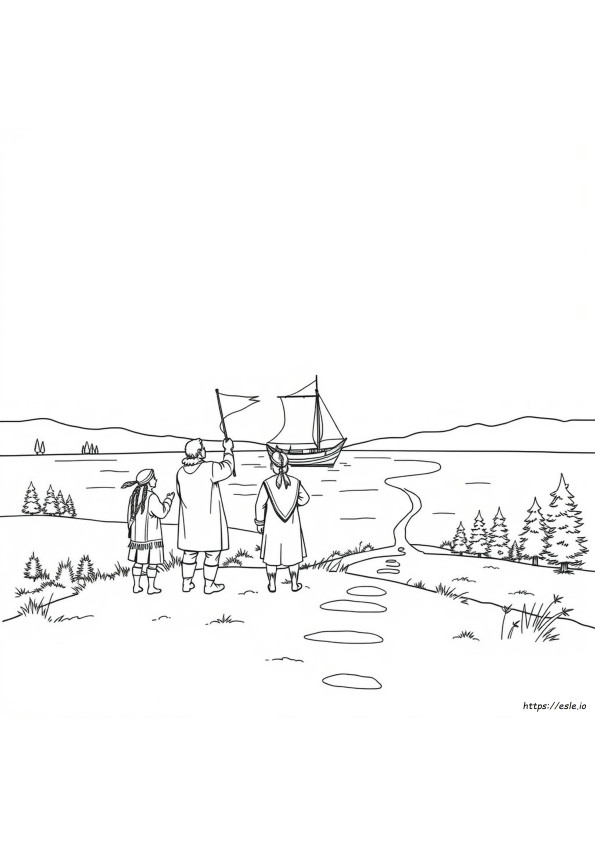 Lewis Ve Clark Keşif Gezisi Boyama Sayfaları