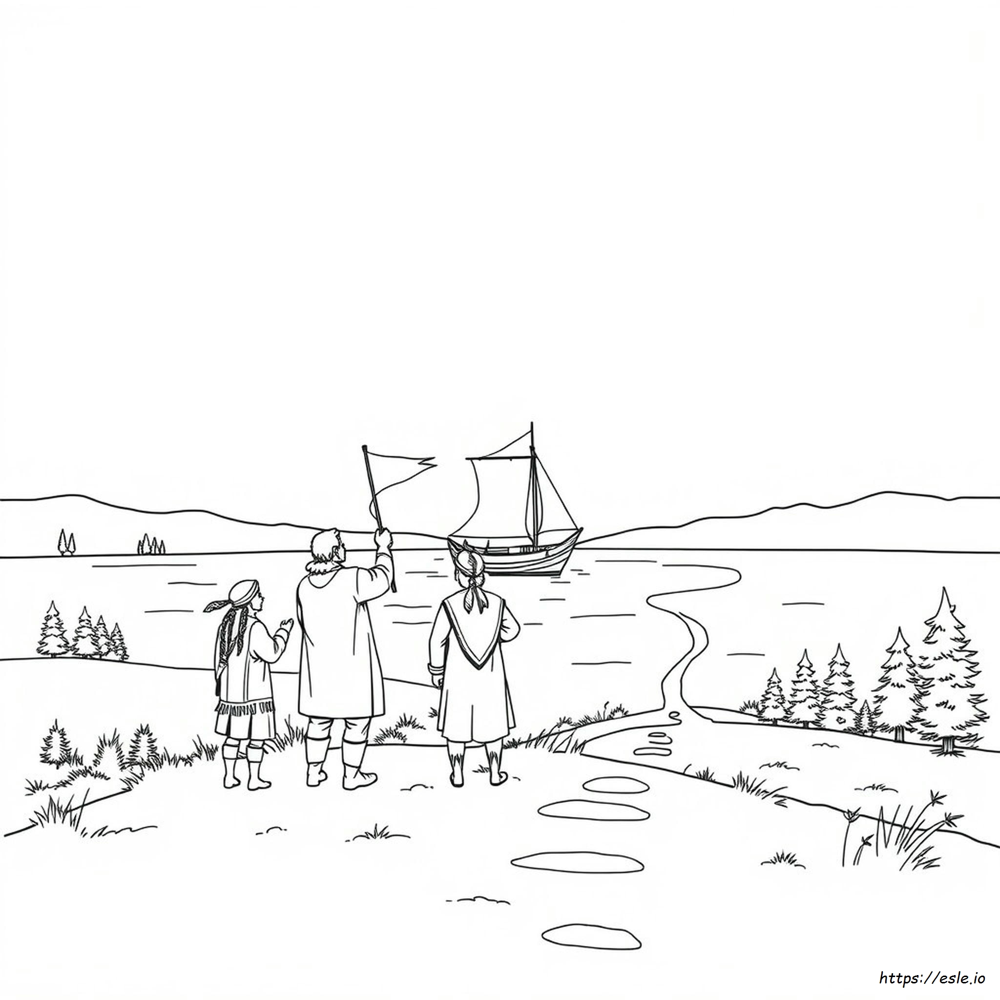 Disegni Da Colorare Della Spedizione Di Lewis E Clark