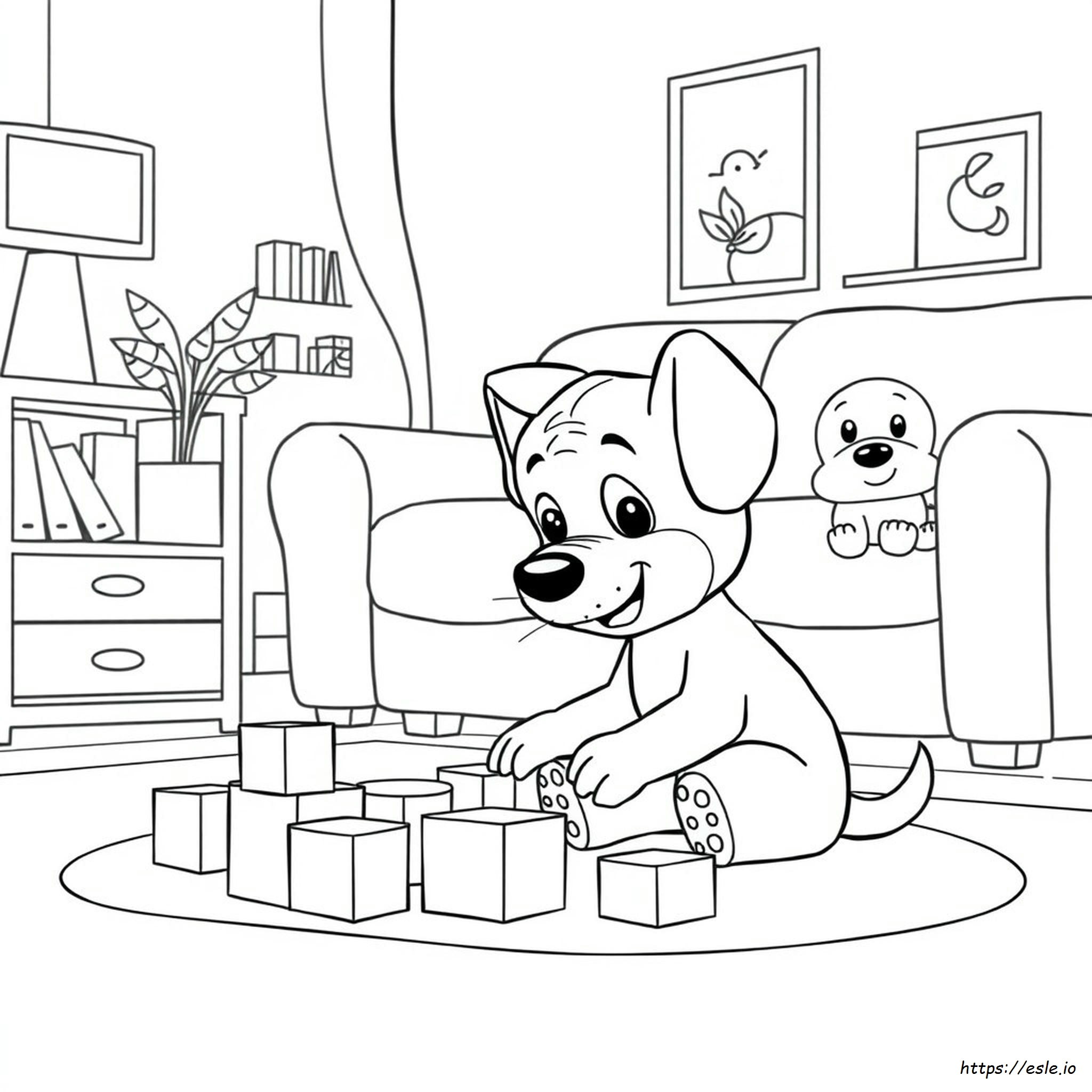 Bluey Cartoon Coloring Pages