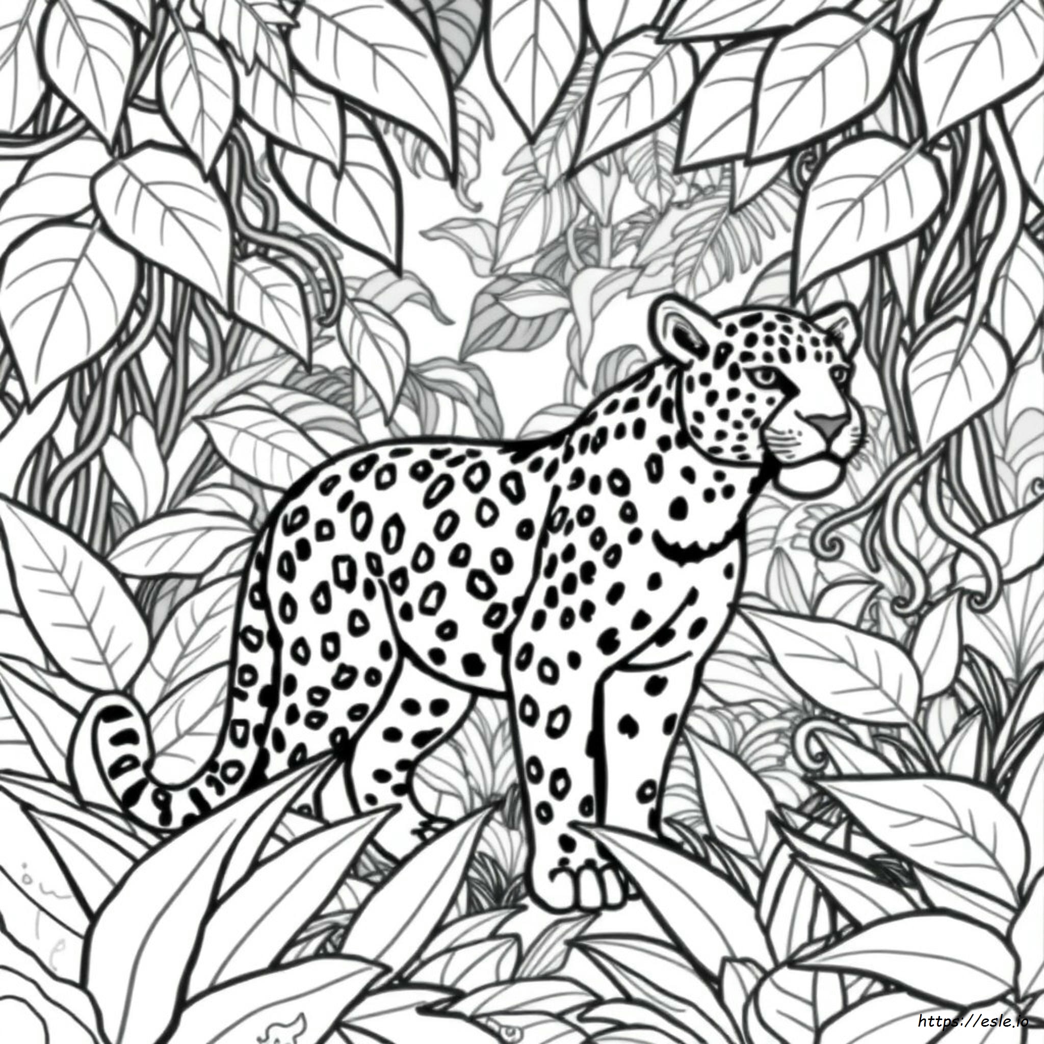 Jaguar Kleurplaat kleurplaat