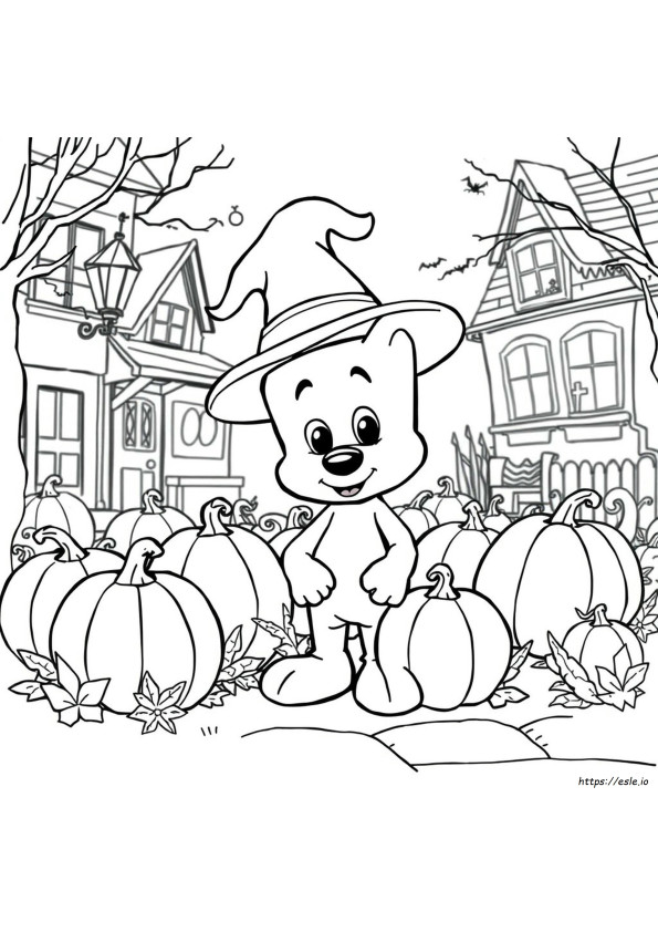 Bluey Halloween Kolorowanki Dla Dzieci