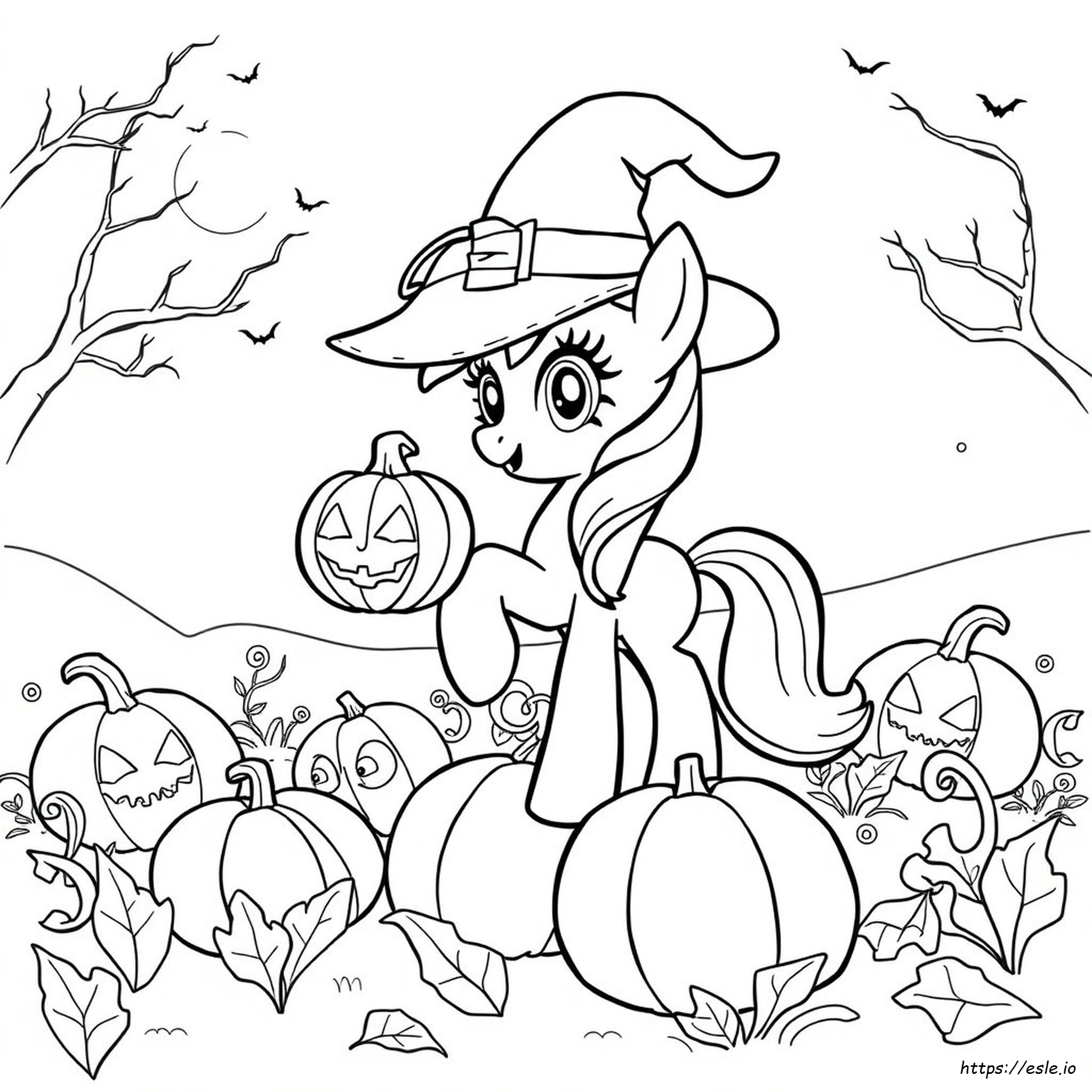 My Little Pony Halloween Kleurplaten kleurplaat