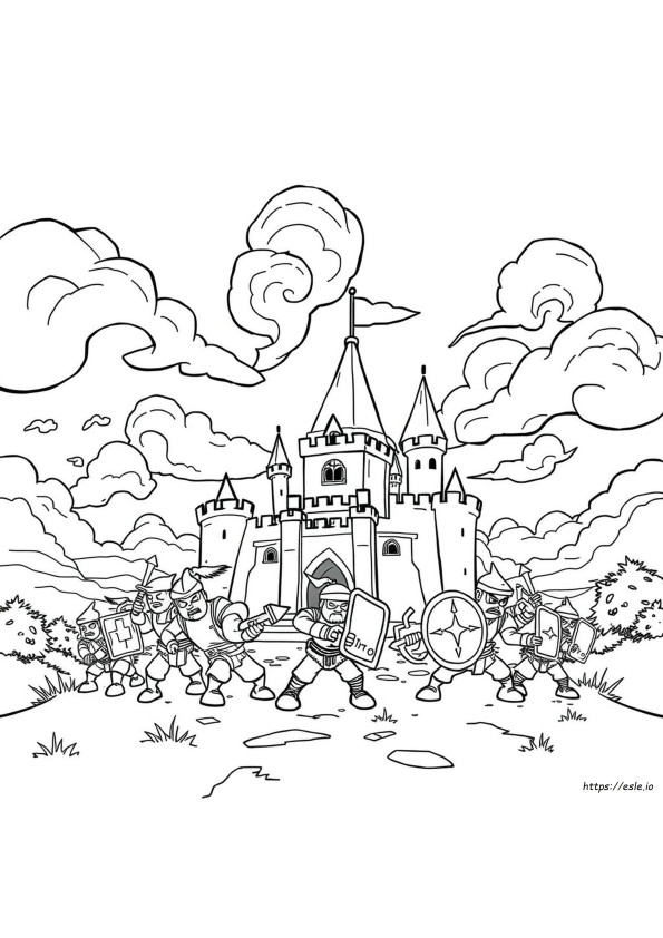 Castle Crashers Disegni Da Colorare