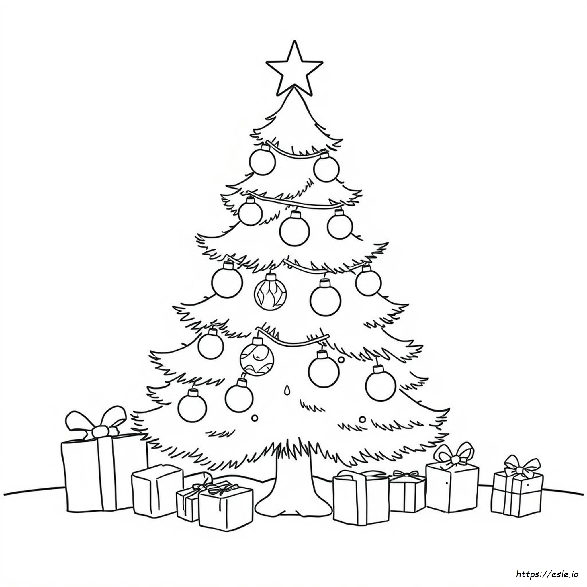 Gratis Kleurplaten Kerstmis kleurplaat