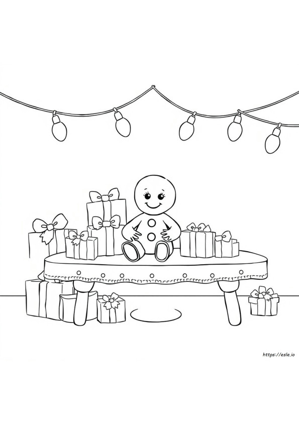 Coloriage Bébé Pain D'épices