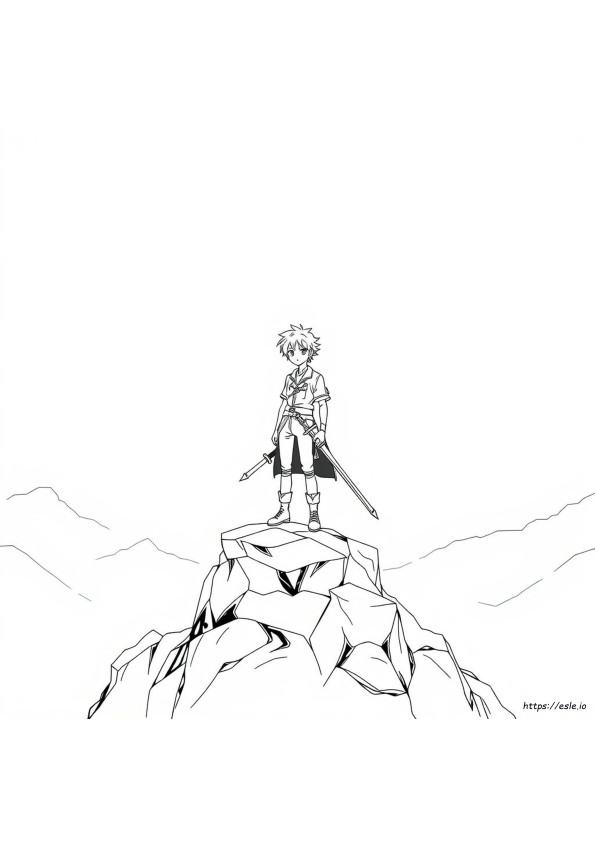 Coloriage Killua Hxh