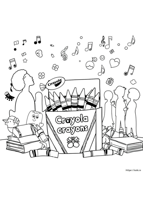 Disegni Da Colorare Crayola Mese Della Storia Nera