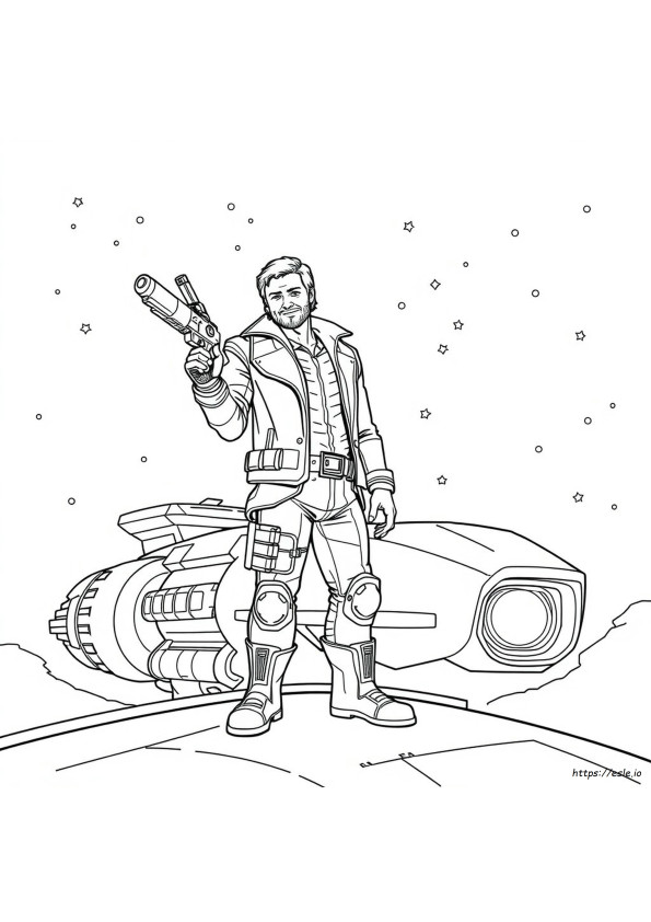Disegni Di Starlord Da Colorare